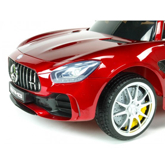 Mercedes-Benz AMG GT R s 2.4G D.O. a realistickým LED osvětlením, vínové lakované, rozbaleno